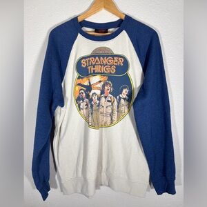 Stranger Things Netflix size, large pullover, crewneck sweat sweatshirt